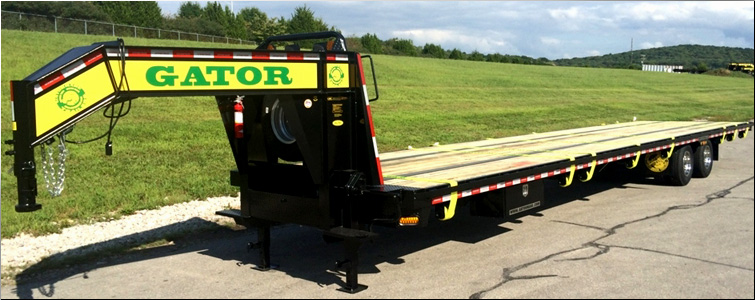 EQUIPMENT TRAILER - TANDEM DUAL GOOSENECK TRAILER FOR SALE  Haywood County, Tennessee
